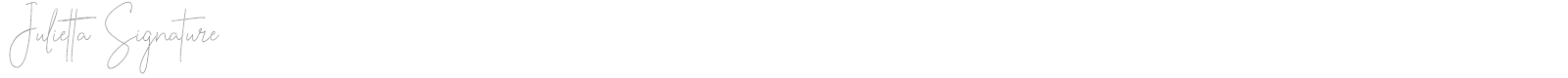 Julietta Signature font preview